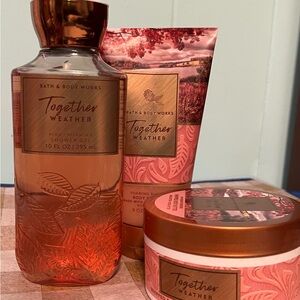 Bath & Body Works Together Weather Set - NWT